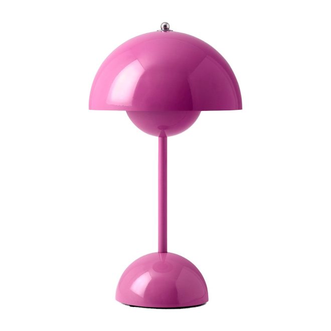 &tradition flowerpot portable bordslampa vp9 tangy pink