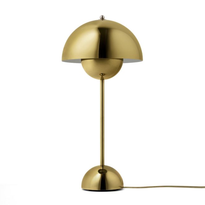 &tradition flowerpot vp3 bordslampa brass-plated