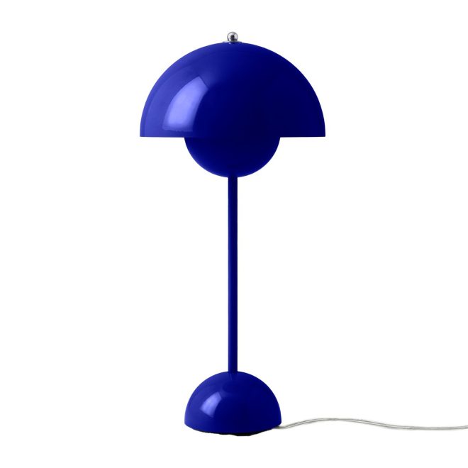 &tradition flowerpot vp3 bordslampa cobalt blue