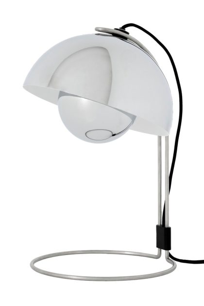 &tradition flowerpot vp4 bordslampa chrome-plated