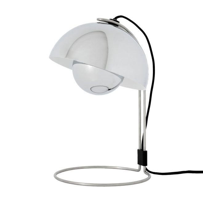 &tradition flowerpot vp4 bordslampa chrome-plated