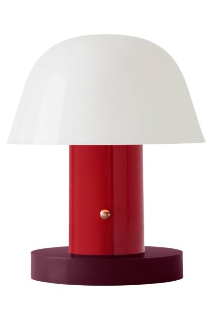 &tradition setago jh27 bordslampa maroon-grape