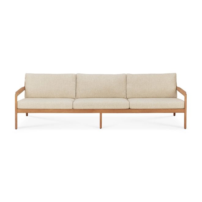 Ethnicraft jack outdoor 3-sits soffa teak natural