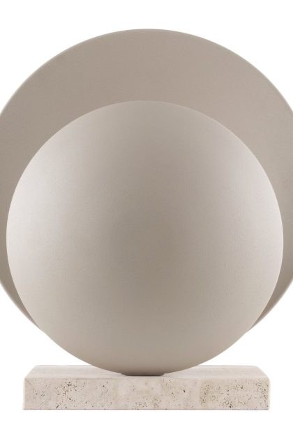 Globen lighting orbit bordslampa beige-travertin