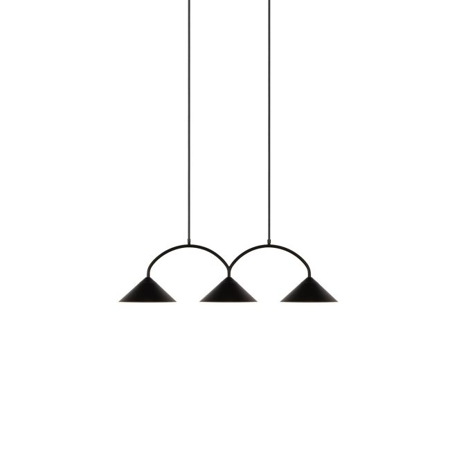 Globen lighting curve pendel 3 svart