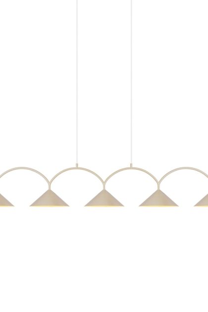 Globen lighting curve pendel 5 beige