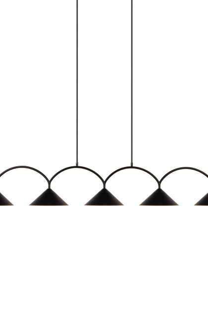 Globen lighting curve pendel 5 svart