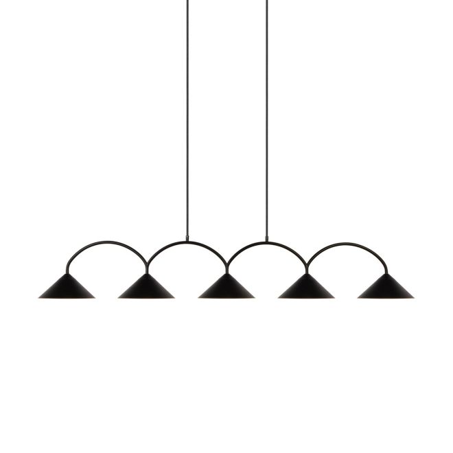 Globen lighting curve pendel 5 svart