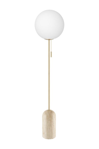 Globen lighting torrano golvlampa travertin