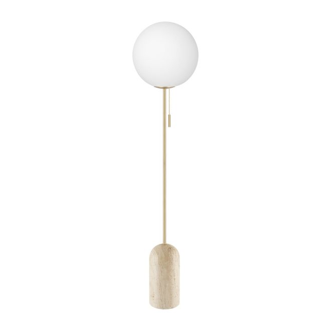 Globen lighting torrano golvlampa travertin