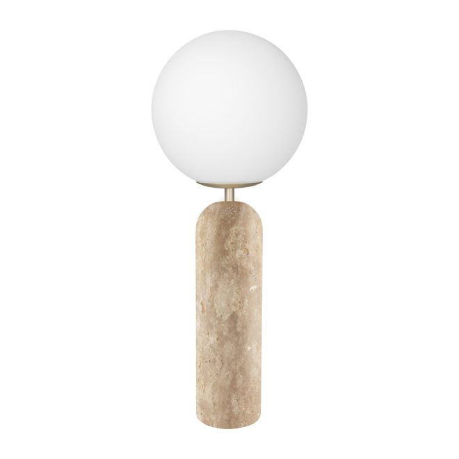 Globen lighting torrano bordslampa travertin