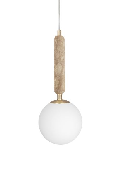 Globen lighting torrano pendel 15 cm travertin