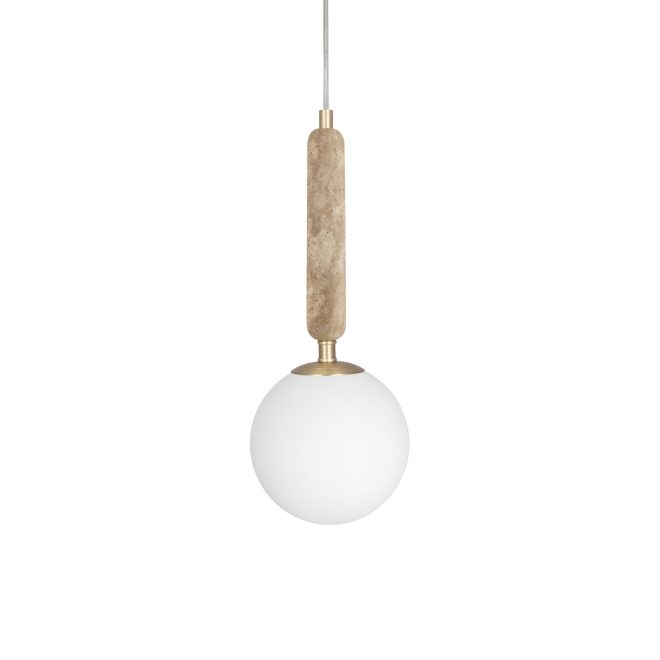 Globen lighting torrano pendel 15 cm travertin