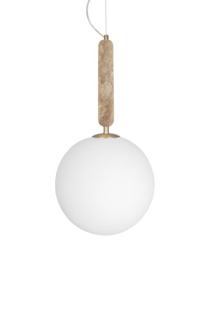 Globen lighting torrano pendel 30 cm travertin