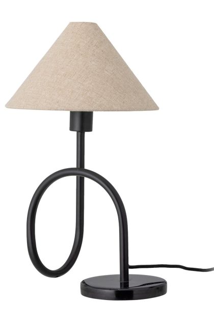Bloomingville emaline bordslampa 48 cm natur-svart