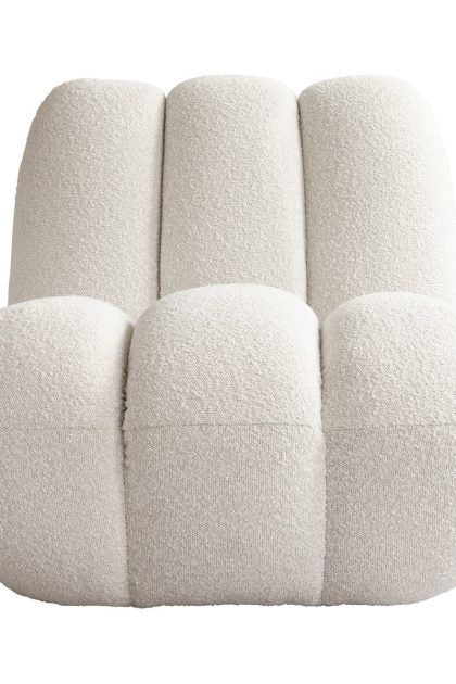 101 copenhagen toe loungefåtölj bouclé off-white