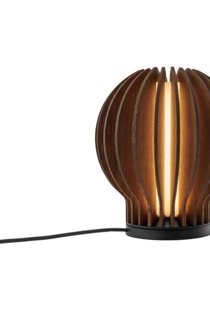 Eva solo eva solo radiant led laddningsbar lampa rund smoked oak