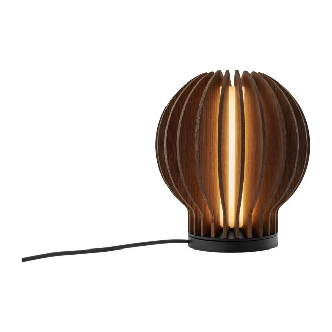 Eva solo eva solo radiant led laddningsbar lampa rund smoked oak