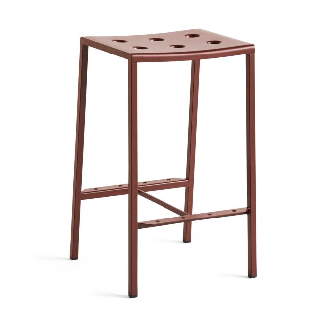 Hay balcony barpall låg 65 cm iron red