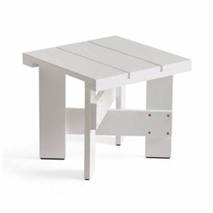 Hay crate low table bord 45x45x40 cm lackad furu white