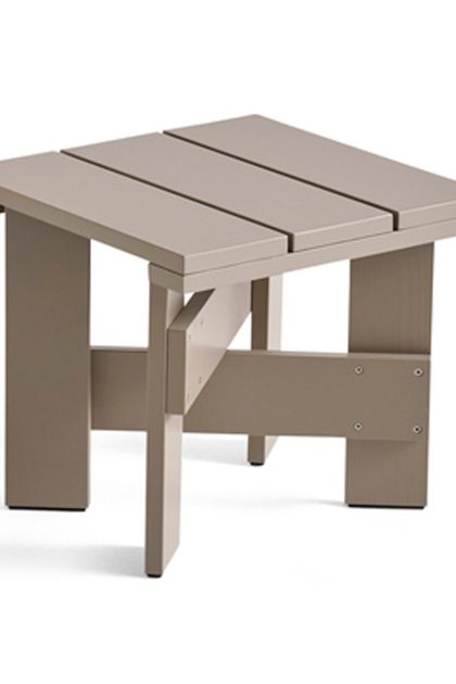 Hay crate low table bord 45x45x40 cm lackad furu london fog
