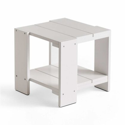Hay crate side table bord 49,5x49,5x45 cm lackad furu white