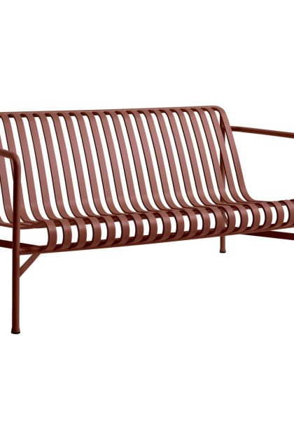 Hay palissade loungesoffa iron red