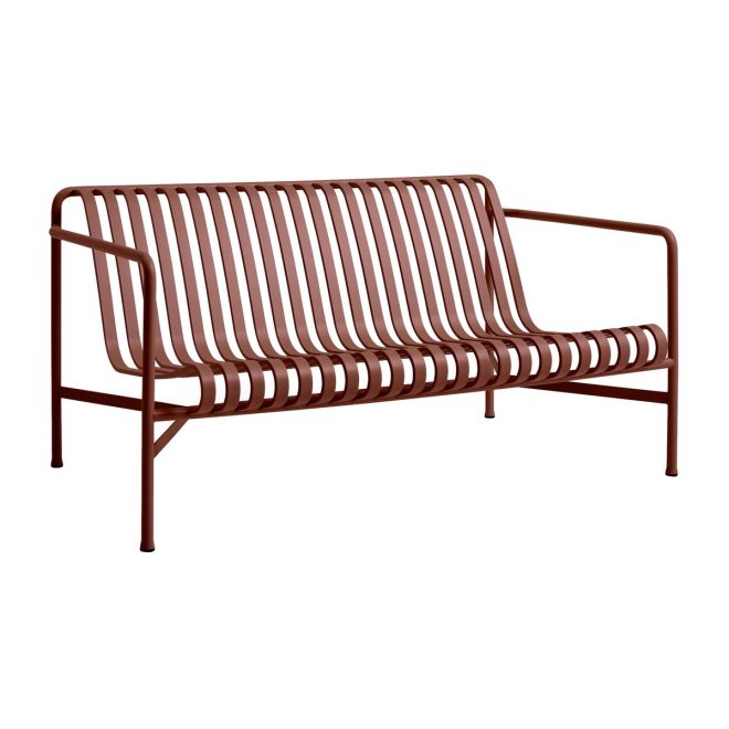 Hay palissade loungesoffa iron red