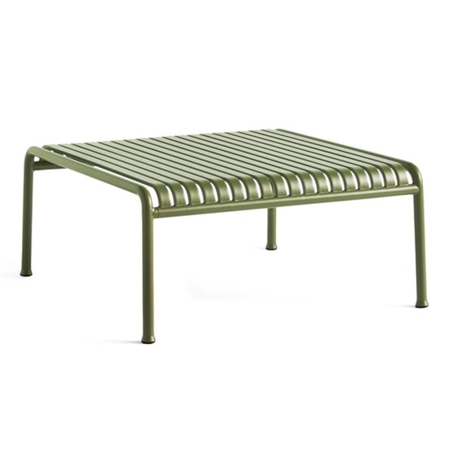 Hay palissade low table bord 81,5x86x38 cm olive