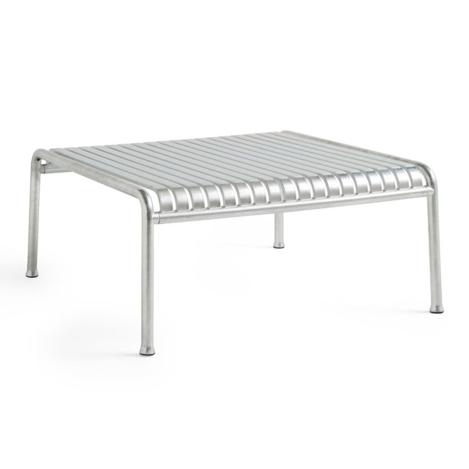 Hay palissade low table bord 81,5x86x38 cm hot galvanised steel
