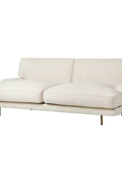 Gubi flaneur soffa 2-sits indianskop 15-antique brass