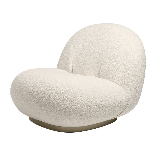 Gubi pacha loungefåtölj karakorum 001-pearl gold
