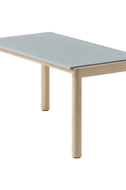 Muuto couple 1 plain soffbord 40x84x40 cm pale blue-oak