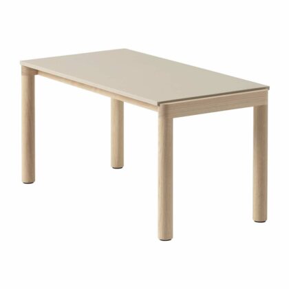 Muuto couple 1 plain soffbord 40x84x40 cm sand-oak