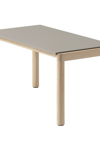 Muuto couple 1 plain soffbord 40x84x40 cm taupe-oak
