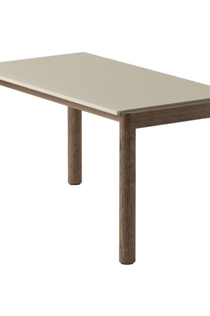 Muuto couple 1 wavy soffbord 40x84x40 cm sand-dark oiled oak