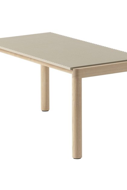Muuto couple 1 wavy soffbord 40x84x40 cm sand-oak