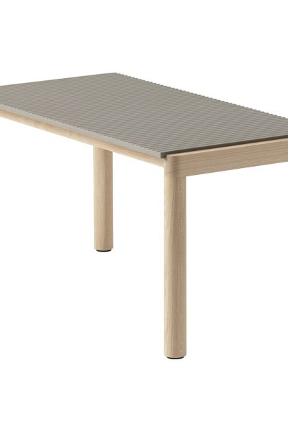 Muuto couple 1 wavy soffbord 40x84x40 cm taupe-oak