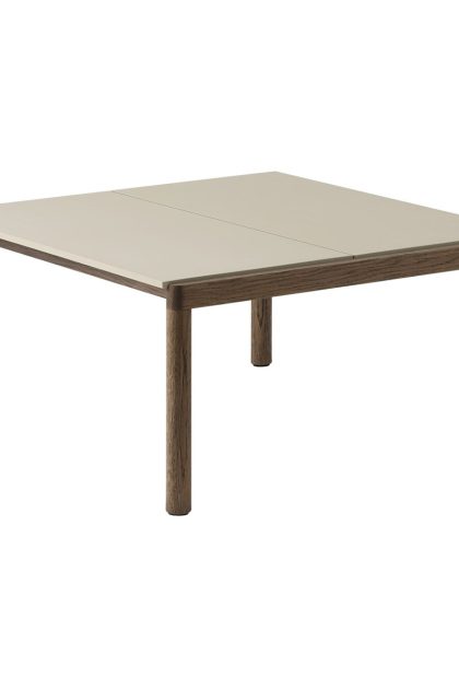 Muuto couple 2 plain soffbord 80x84x40 cm sand-dark oiled oak