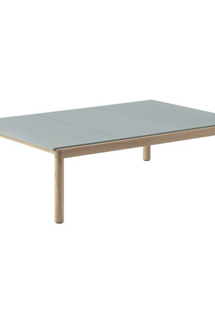 Muuto couple 3 plain soffbord 120x84x35 cm pale blue-oak