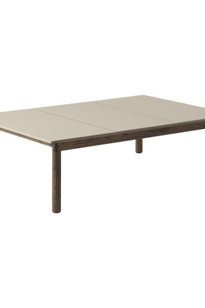 Muuto couple 3 plain soffbord 120x84x35 cm sand-dark oiled oak