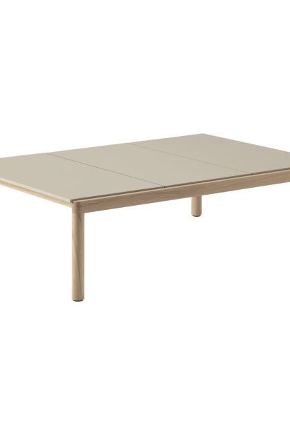 Muuto couple 3 plain soffbord 120x84x35 cm sand-oak