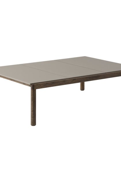 Muuto couple 3 plain soffbord 120x84x35 cm taupe-dark oiled oak