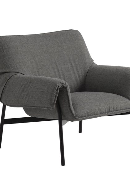 Muuto wrap lounge chair sabi 151-black