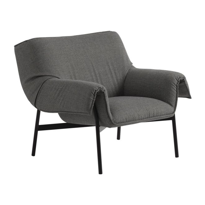 Muuto wrap lounge chair sabi 151-black