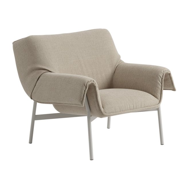 Muuto wrap lounge chair ecriture 240-grey