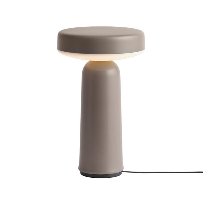Muuto ease portabel bordslampa 21,5 cm taupe