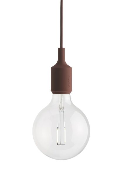 Muuto e27 pendel deep red
