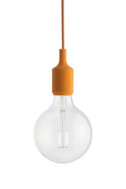 Muuto e27 pendel light orange