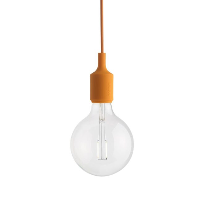 Muuto e27 pendel light orange
